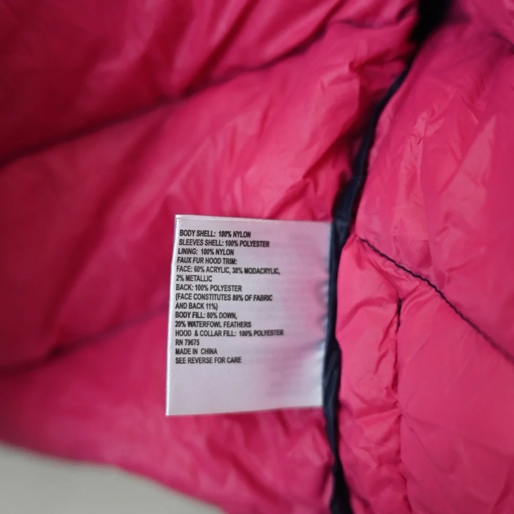 Michael Kors Toddler Girls Size 3T Down Fill & Fleece Removable Hooded Jacket - Picture 11 of 12